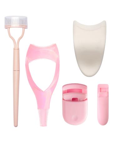 Eyelash Applicator Tool Kit 5 in 1 False Lash Clip Applicator Portable Eyelash Curlers Eyelash Separator Tool Mascara Comb Lash Buddy Set Women Girls for Makeup Grooming(5 Pack)