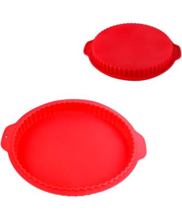 MAGICLULU 1pc Silicone Baking Bread Baking Pan Round Cookie Cookie Cutters Silicone Molds Cake Shop Muffin Top Pans Silicone Mold for Cake Round Cake Pans Chocolate Birthday Cake 31 X28.5CM Red - Buy Online on GoSupps.com