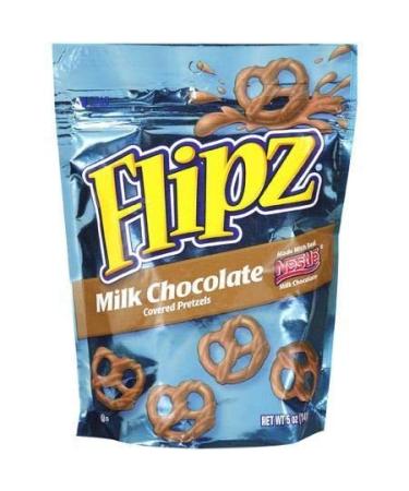 Bretzels enrob s de chocolat au lait Flipz - 100 g - Lot de 8