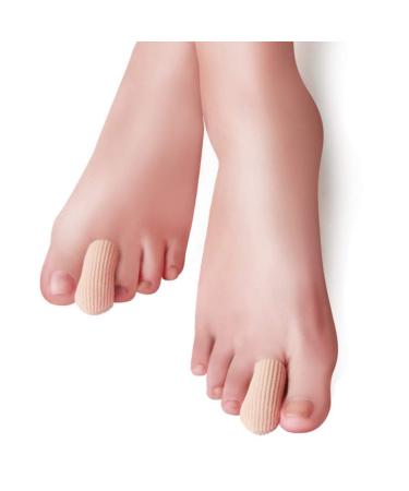 Healifty Silicone Toe Sleeve Covers - 4 PCS Closed Toe Caps for Blisters, Corns, and Pain Relief - Buy Online on GoSupps.com