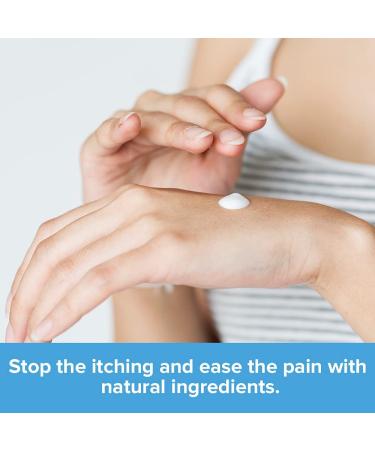 Organic Shingles Pain Relief Cream - Nerve Pain & Anti Itch Relief for Skin - Fast Relief for Dry Cracked and Itchy Skin - Rash & Eczema Cream (8oz) - Buy Online on GoSupps.com