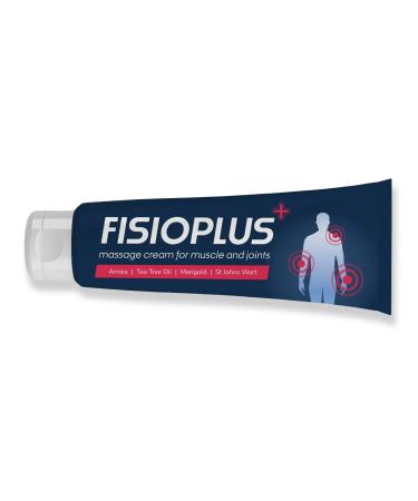 Fisioplus Pain Relief Cream Massage Rub for Neck Shoulders Muscles Joints and Back Pain | Arnica | St Johns Wort | Triple Pack 3 x 250ml | Tea Tree Oil 750 ml (Pack of 1)