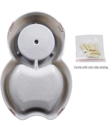 Zcaukya Automatic Cat Feeder & Water Dispenser Set - 1 Gal x 2 Gravity Dog Water Fountain & Pet Food Feeder (Grey) - Buy Online on GoSupps.com