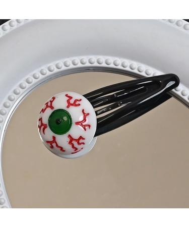 hgnxa Bloody Eyeball Hair Clip Barrettes Halloween Cosplay Masquerade Headwear Hairpin Cute Barrettes Cosplay - Buy Online on GoSupps.com