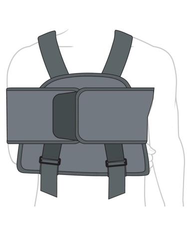 Ezy Wrap Sling and Swathe Shoulder Immobilizer - Adjustable Brace for Shoulder Support and Pain Relief - One-Size Arm Sling for Rotator Cuff - Men & Women - Buy Online on GoSupps.com