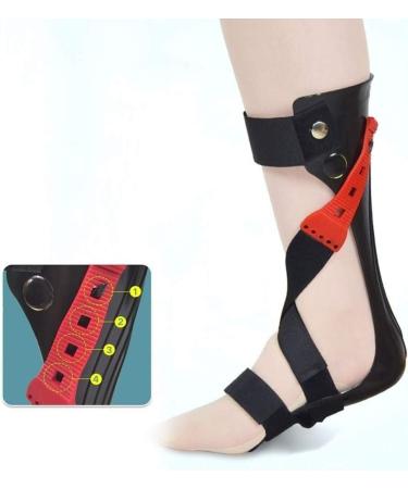 Foot Drop Orthosis Adjustable Foot Support Foot Stabilizer Foot Drop Posture Orthosis Sleep Ankle Foot Orthosis (Color : Left Size : Large) Large Left
