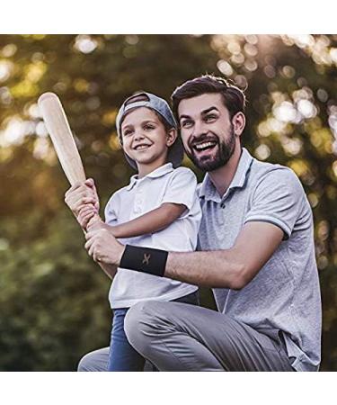 Thx4Copper Compression Wrist Bandages - Copper Infused Unisex Black XXL Wrist Support for Improved Blood Circulation & Relaxation - Buy Online on GoSupps.com