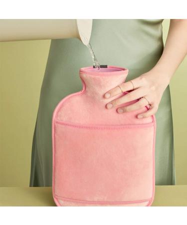 MAIES Classic Hot Water Bottle - 2L Soft Cover for Pain Relief Menstrual Cramps & Foot Warmer - Perfect Heat Therapy for Comfort - Buy Online on GoSupps.com