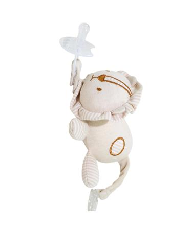Buy MoreUlsi Lion Pacifier Buddy | Plush & Skin-friendly Pacifier Holder for Infants | Perfect for Children's Parties | Comfortable & Cuddly Design - Buy Online on GoSupps.com