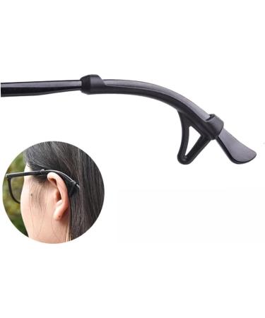 Osaladi Slipproof Silicone Glasses Sleeves - 3 Sets 5 Pairs for Secure Holding - Black - Perfect for Glasses Legs & Spikes - International Shipping Available - Buy Online on GoSupps.com