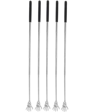 EASTALOLO 5pcs Set Stainless Steel Extendable Telescopic Back Scratcher & Portable Massager for Home & Office | International Shipping Available - Buy Online on GoSupps.com