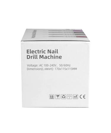 Buy Upgraded Professional Nail Miller 35000 RPM - Electric Nail File Set for Gel & Acrylic Nails - Complete Manicure Pedicure Kit with Ceramic Bits - Safe for Beginners - International Shipping - Buy Online on GoSupps.com