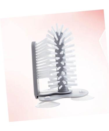 Subsofan Glass Bottle Brushes - 2 Pack Cup Cleaner for Water Bottles Baby Bottles and Carafes | Lazy Cup Brush for Easy Cleaning - Buy Online on GoSupps.com