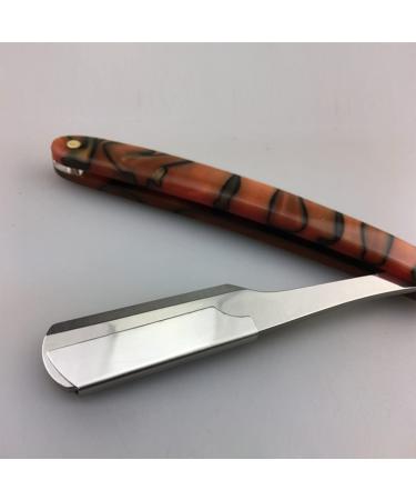 Frcolor 2-Pack Collapsible Straight Razors - Stainless Steel Hairdressing Razor with Wooden Handle - Premium Quality Barber Blades for Men - Buy Online on GoSupps.com