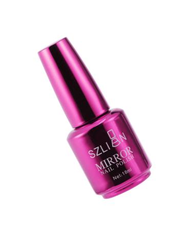 FRCOLOR Metallic Mirror Silver Mirror Metallic Color Nail Varnish Mirror Metallic Nail Polish Holographic Nail Polish Metallic Nail Polish Colors Gel Man Stainless Steel Bohemian