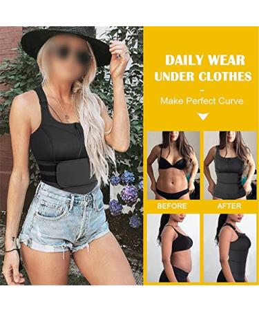 Women Adjustable Posture Corrector Back Support Strap Shoulder Lumbar Waist Spine Relief Orthopedic Belt (Color : Black Size : L Code) vision Blackone S code - Buy Online on GoSupps.com