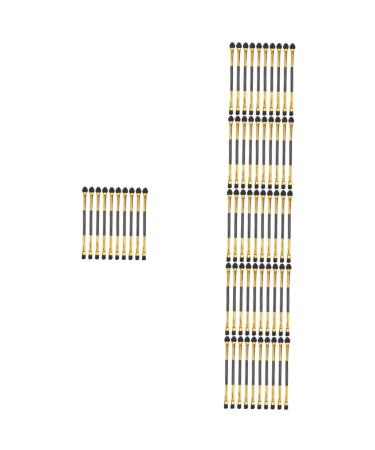 NOLITOY 120 pcs Dual Shadow Makup Womens Non-stick Disposable Accessories Women Cosmetics Sided Eye 12x0.5cmx6pcs As Shownx6pcs