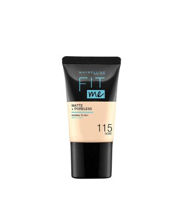 Maybelline Fit Me Matte + Poreless Foundation 115 Ivory 18 ml