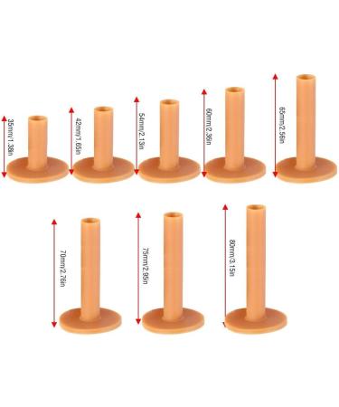 VBY Golf Nail Rubber Tees Holder - 500 pcs 70mm Driving Range Training Balls for Beginners | Premium Sporting Goods - Buy Online on GoSupps.com