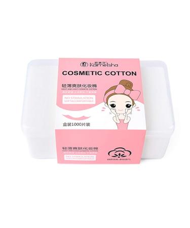 Beaupretty 1000pcs Makeup Remover Pads - Lens Cleaner Cotton Sponge & Cosmetics Removal for Eyes & Lips - Buy Online on GoSupps.com
