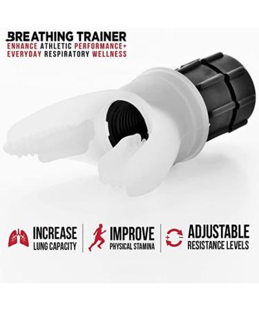 Breathing Trainer for Lungs Respiratory Trainer Breathing Exercise Device Lung Exerciser Device for Expiratory Inspiratory Muscle Trainers Increase Lung Capacity Improves Sleep Fitness 2 - Buy Online on GoSupps.com
