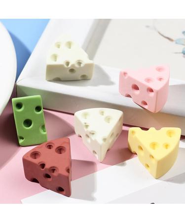 TIDTALEO 20 Pcs Imitation Cheese Miniture Decoration Handicraft Accessories Mini Cheese Ornament Dessert Flat - Buy Online on GoSupps.com