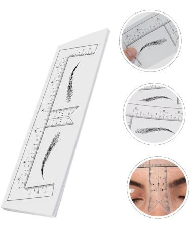FOMIYES 10pcs Eyebrow Design Ruler Eyebrow Template Brow Ruler Brow Guide Stencil Shape Make up Makeup Tools - Buy Online on GoSupps.com