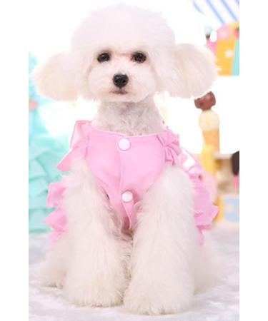 MaruPet Puppy Love Princess Skirt Pleated Tutu Dress - Pink Medium - Buy Online on GoSupps.com
