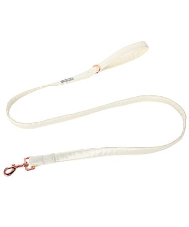 Lionet Paws Dog Leash - Silk Leash for Small Medium Large Dogs Matching Collars for Girls and Boys M Leash (Pack of 1) White - Buy Online on GoSupps.com