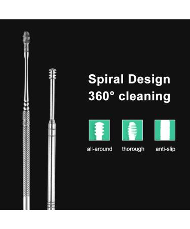 6PCS Stainless Steel Ear Wax Removal Kit - Ear Wax Remover Picks for Ear Care - Buy Online on GoSupps.com