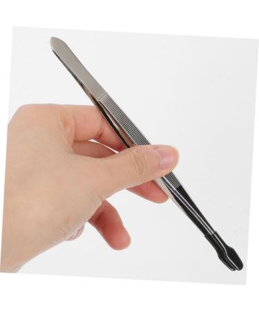 WOONEKY 2ST Stamp Clip Hobby Tweezers - Martensitic Stainless Steel Jewelry Tool for Precision Tweezing Coin & Soldering Use - Buy Online on GoSupps.com
