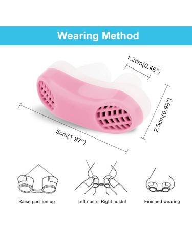 2-in-1 Anti Snoring Nose Air Purifier for Men and Women - Nasal Vents Plugs Clip Snoring Stopper - CPAP User Friendly Snoring Solution for Better Sleep - Buy Online on GoSupps.com