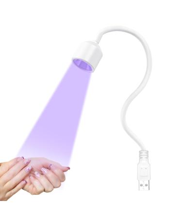 Lophe UV Lamp for Gel Nails - Flexible Swan Neck LED Nail Dryer Mini Rotatable USB Lamp for All Gel Polish Hardening - Best UV Nail Lamp - Buy Online on GoSupps.com