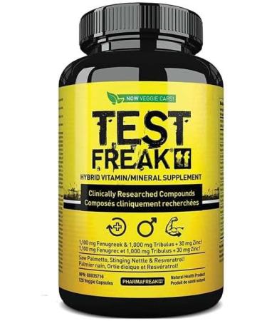 Pharma Freak Test Freak 120 Capsules - Buy Online on GoSupps.com