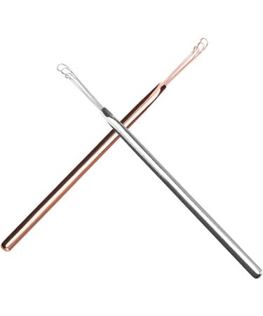 SSWERWEQ Ear wax removal tool Health Care Stainless Steel Ear Pick Cleaner Ear Cleaning Tool Portable Dig Ear Curette Tools Digging Earpick Cleaner Ear Spoon - Buy Online on GoSupps.com
