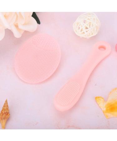 Silicone Face Scrubber Manual Facial Cleansing Brushes Face Massager and Exfoliator Handheld Mat For Sensitive Delicate Dry Skin (2pcs set) - Buy Online on GoSupps.com