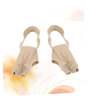 Healeved Bunion Separator Sleeve - 3 Pairs Orthotic Straighteners for Hallux Valgus - Beige, 3pcs Medium - Buy Online on GoSupps.com