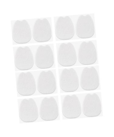 Mobestech 8 Pairs Insole Forefoot Pad Orthotic Ball Supports Ball of Foot Pads Metatarsal Cushions High Heel Liners Shoe Insoles Neuroma Pads Thin Section Insole Pad White Adhesive