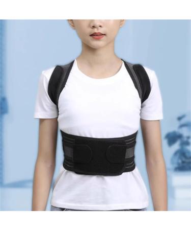 ZUIAI Sitting Posture Correction with Hunchback Orthotics Smart Adolescent Back Belt Defense Artifact(Large) Large D