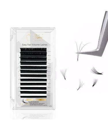 Costory Volume eyelashes eyelash extension Self-fed eyelash fan volume eyelash extensions of professional mega artificial eyelashes (thick 0.05mm curls 11mm) 0.05mm-d 11mm