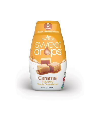 Sweetleaf Sweet Drops Liquid Stevia Sweetener, Carmel, 1.7 Ounce Caramel Sweetener