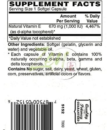 Zen Supplements High Potency Natural Vitamin E - 1000IU Vitamin E Capsules with 100% Natural Mixed Tocopherols - Non-GMO Complete E Vitamin - 100 Softgels - Buy Online on GoSupps.com