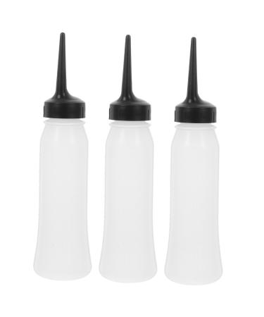 iplusmile Lot de 3 Flacons Souples Vides Grosse Taille pour Teinture Capillaire Pr cision Dosage Salon Professionnels Cheveux