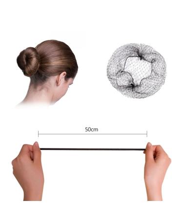 Invisible Hair Grids & Networks for Women | 30pc Hair Nets & Elastic Dutt - Perfect for Ballet & Everyday Use - Buy Online on GoSupps.com