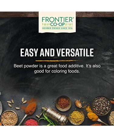 Organic Beet Powder - Frontier Natural Products 16 oz (453g) - Premium Nutritional Boost - Buy Online on GoSupps.com