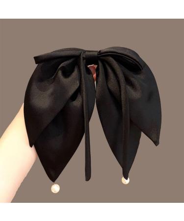 JSGHGDF Women knot Hair Clip Long Ribbon French Styling Barrettes Hair Tie Scrunchies Hair Hair ring - Buy Online on GoSupps.com