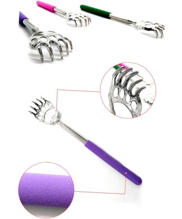 Shop Minkissy Telescopic Back Scratcher & Hand Massager - 18 Unique Portable Scratch Tools for Ultimate Relief - Buy Online on GoSupps.com