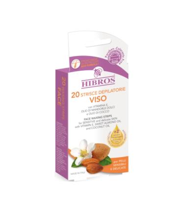 20 Bandes de Cire Visage Maillot Petites Zones limination des Poils Vitamine E Beurre de Karit Huile de Coco Huile d Amande Douce Lingettes Nettoyantes Post- pilation Incluses Peaux Sensibles