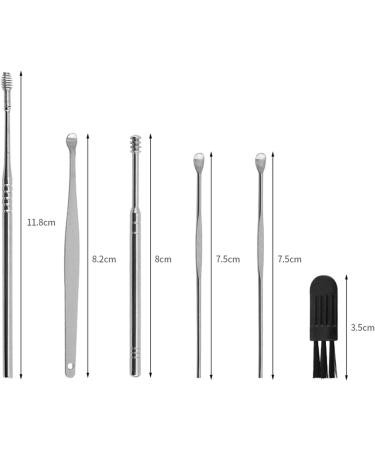 2 pcs Ear Wax Cleaner Innovative Spring Ear Wax Cleaner Tool Set Ear Cleaning Tool Set Ear Curette Cleaner with a Storage Box Unisex - Buy Online on GoSupps.com