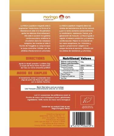 Black Maca Powder Gelatinized 250G | Boost Performance & Endurance | Ecological Black Maca Superfood - Buy Online on GoSupps.com